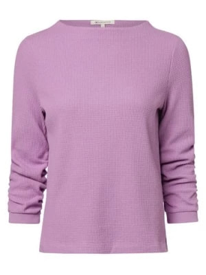 Zdjęcie produktu Tom Tailor Denim Damska bluza nierozpinana Kobiety Bawełna lila jednolity,