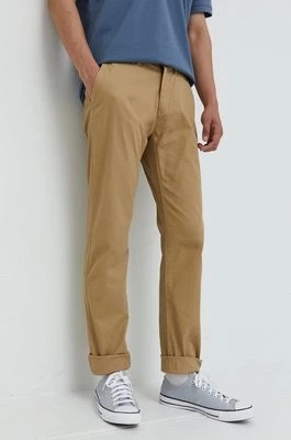 Zdjęcie produktu Tom Tailor spodnie męskie kolor beżowy proste