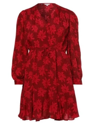 Zdjęcie produktu Tommy Hilfiger Curve Sukienka damska Kobiety wiskoza czerwony|wielokolorowy|wyrazisty róż wzorzysty,