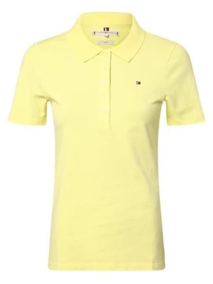Zdjęcie produktu Tommy Hilfiger Damska koszulka polo Kobiety Bawełna żółty jednolity,