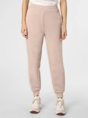 Zdjęcie produktu Tommy Hilfiger Damskie spodnie dresowe Kobiety Bawełna różowy jednolity,