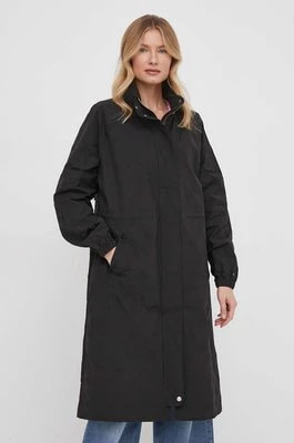 Zdjęcie produktu Tommy Hilfiger kurtka damska kolor czarny przejściowa oversize WW0WW41553