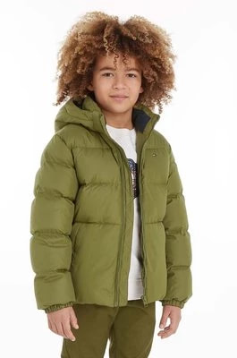 Zdjęcie produktu Tommy Hilfiger kurtka puchowa dziecięca kolor zielony