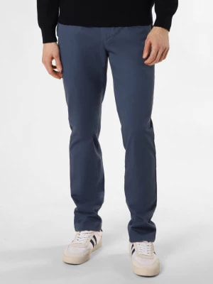 Zdjęcie produktu Tommy Hilfiger Spodnie - Denton Mężczyźni Bawełna niebieski jednolity,