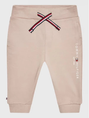 Zdjęcie produktu Tommy Hilfiger Spodnie dresowe Essential KN0KN01281 Beżowy Regular Fit