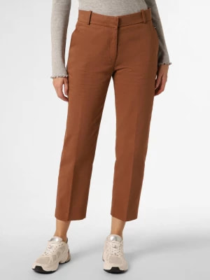 Zdjęcie produktu Tommy Hilfiger Spodnie Kobiety Bawełna brązowy jednolity,