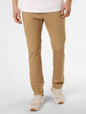 Zdjęcie produktu Tommy Hilfiger Spodnie Mężczyźni Bawełna beżowy wzorzysty,