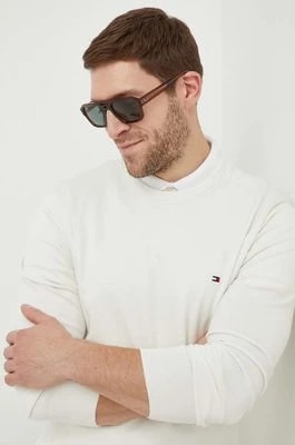Zdjęcie produktu Tommy Hilfiger sweter męski kolor biały lekki MW0MW21316