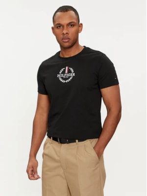 Zdjęcie produktu Tommy Hilfiger T-Shirt Global Stripe MW0MW34388 Czarny Regular Fit