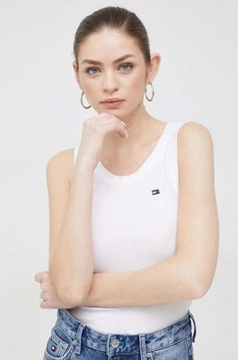 Zdjęcie produktu Tommy Hilfiger top x Shawn Mendes damski kolor biały