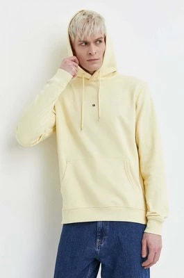 Zdjęcie produktu Tommy Jeans bluza męska kolor żółty z kapturem z aplikacją DM0DM17985