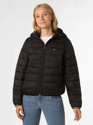 Zdjęcie produktu Tommy Jeans Damska kurtka pikowana Kobiety Sztuczne włókno czarny jednolity,