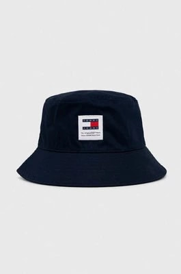 Zdjęcie produktu Tommy Jeans kapelusz bawełniany kolor granatowy bawełniany AM0AM12018