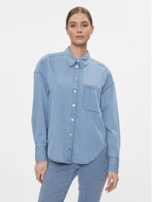 Zdjęcie produktu Tommy Jeans Koszula jeansowa DW0DW17355 Niebieski Oversize