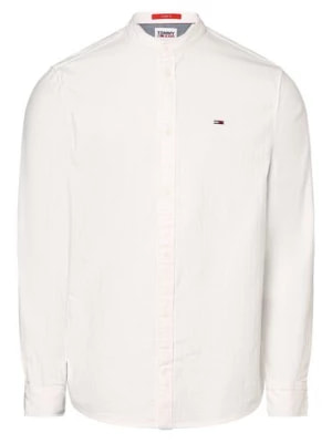 Zdjęcie produktu Tommy Jeans Koszula męska Mężczyźni Regular Fit Bawełna biały jednolity,