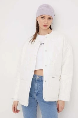 Zdjęcie produktu Tommy Jeans kurtka damska kolor biały przejściowa oversize DW0DW17235