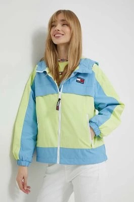 Zdjęcie produktu Tommy Jeans kurtka damska kolor zielony przejściowa