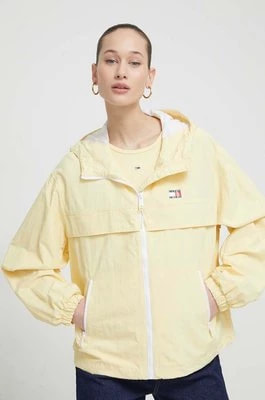 Zdjęcie produktu Tommy Jeans kurtka damska kolor żółty przejściowa DW0DW17747