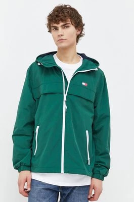 Zdjęcie produktu Tommy Jeans kurtka męska kolor zielony przejściowa DM0DM17983