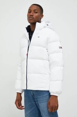 Zdjęcie produktu Tommy Jeans kurtka puchowa męska kolor biały zimowa