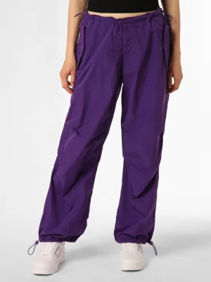 Zdjęcie produktu Tommy Jeans Spodnie Kobiety Sztuczne włókno lila jednolity,
