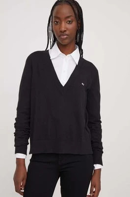 Zdjęcie produktu Tommy Jeans sweter damski kolor czarny lekki DW0DW17251