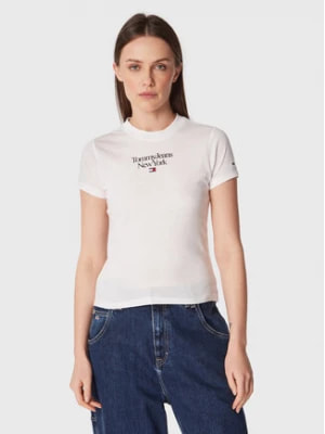 Zdjęcie produktu Tommy Jeans T-Shirt Essentail DW0DW14899 Biały Regular Fit