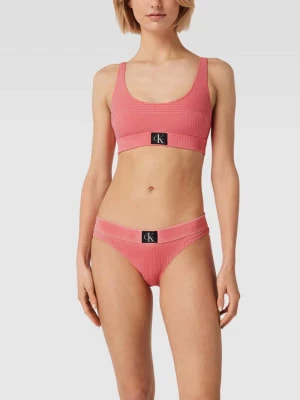 Zdjęcie produktu Top bikini z prążkowaniem Calvin Klein Underwear