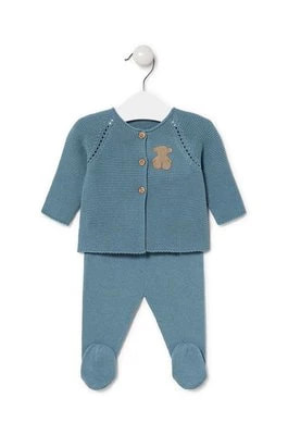 Zdjęcie produktu Tous komplet bawełniany niemowlęcy kolor niebieski