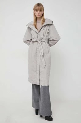 Zdjęcie produktu Trussardi kurtka damska kolor beżowy przejściowa oversize