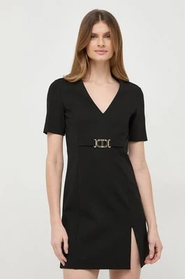 Zdjęcie produktu Twinset sukienka kolor czarny mini prosta