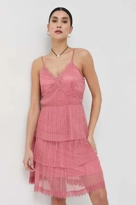 Zdjęcie produktu Twinset sukienka kolor różowy mini rozkloszowana