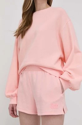 Zdjęcie produktu UGG szorty damskie kolor różowy melanżowe high waist