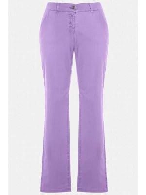 Zdjęcie produktu Ulla Popken Spodnie chino w kolorze fioletowym rozmiar: 25