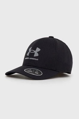 Zdjęcie produktu Under Armour czapka z daszkiem dziecięca kolor czarny z nadrukiem