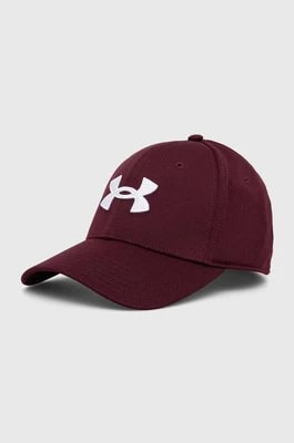Zdjęcie produktu Under Armour czapka z daszkiem kolor bordowy z aplikacją 1376700