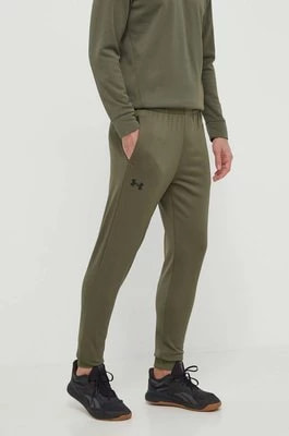 Zdjęcie produktu Under Armour spodnie dresowe Armour Fleece kolor zielony gładkie 1373362