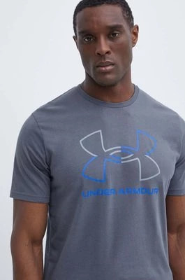 Zdjęcie produktu Under Armour t-shirt męski kolor szary wzorzysty