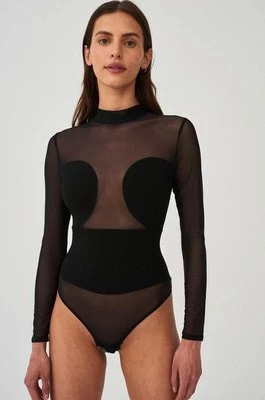 Zdjęcie produktu Undress Code body All-Nighter Bodysuit kolor czarny transparentne gładki