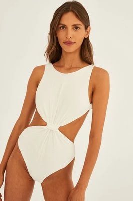 Zdjęcie produktu Undress Code jednoczęściowy strój kąpielowy kolor biały miękka miseczka