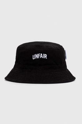Zdjęcie produktu Unfair Athletics kapelusz sztruksowy kolor czarny bawełniany