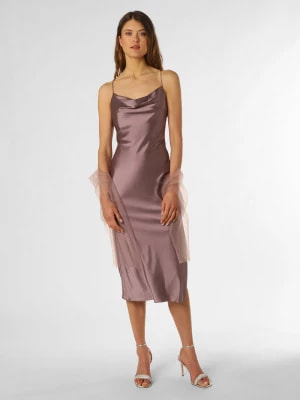 Zdjęcie produktu Unique Damska sukienka wieczorowa Kobiety różowy|lila jednolity,
