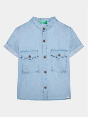 Zdjęcie produktu United Colors Of Benetton Koszula jeansowa 5DHJGQ012 Niebieski Regular Fit