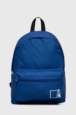 Zdjęcie produktu United Colors of Benetton plecak dziecięcy kolor niebieski duży gładki