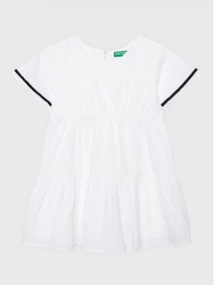Zdjęcie produktu United Colors Of Benetton Sukienka letnia 4O9TGV00P Biały Regular Fit