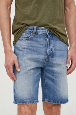 Zdjęcie produktu United Colors of Benetton szorty jeansowe męskie kolor niebieski