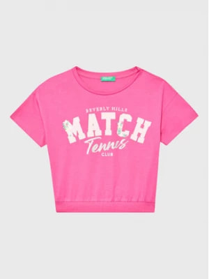 Zdjęcie produktu United Colors Of Benetton T-Shirt 3096C10BA Różowy Boxy Fit