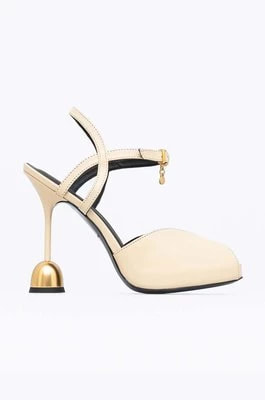 Zdjęcie produktu Vanda Novak sandały skórzane Marilyn kolor beżowy