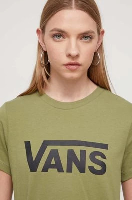 Zdjęcie produktu Vans t-shirt bawełniany kolor zielony