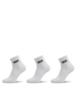 Zdjęcie produktu Vans Zestaw 3 par wysokich skarpet damskich Classic Half Crew Sock VN00073EWHT1 Biały